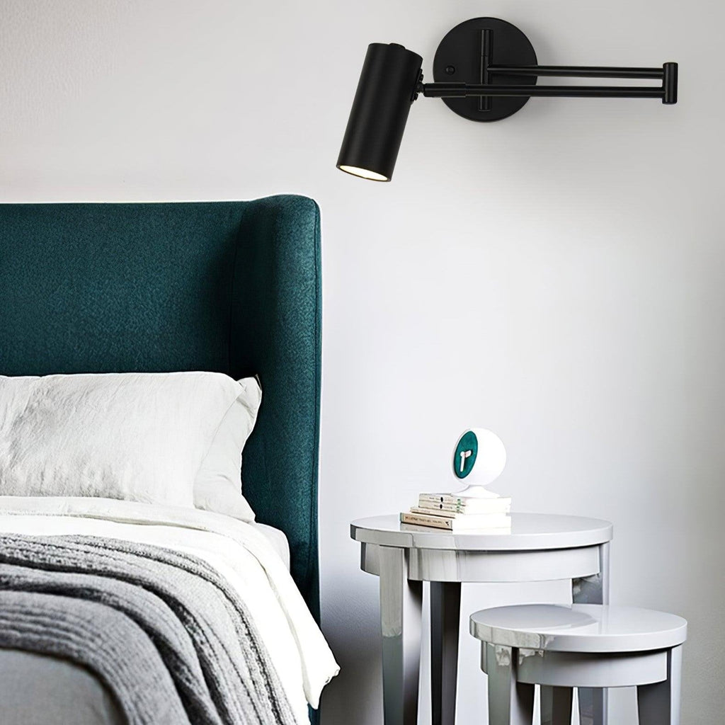 Aeris Wall Lamp Adjustable Modern Metal Bedside Light