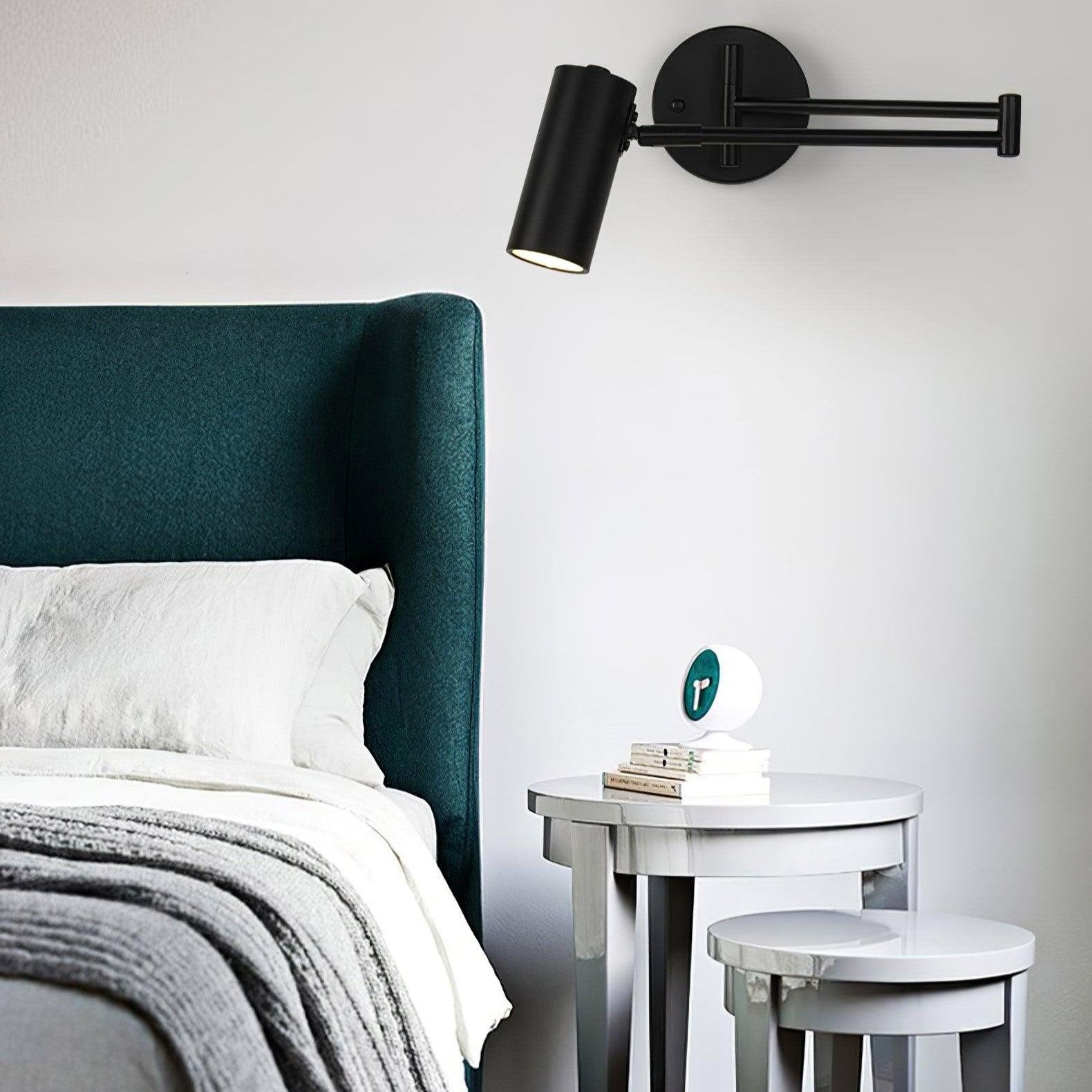 Aeris Wall Lamp Adjustable Modern Metal Bedside Light
