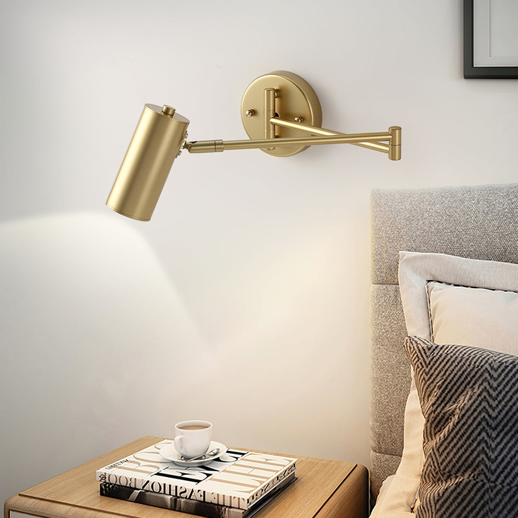 Aeris Wall Lamp Adjustable Modern Metal Bedside Light