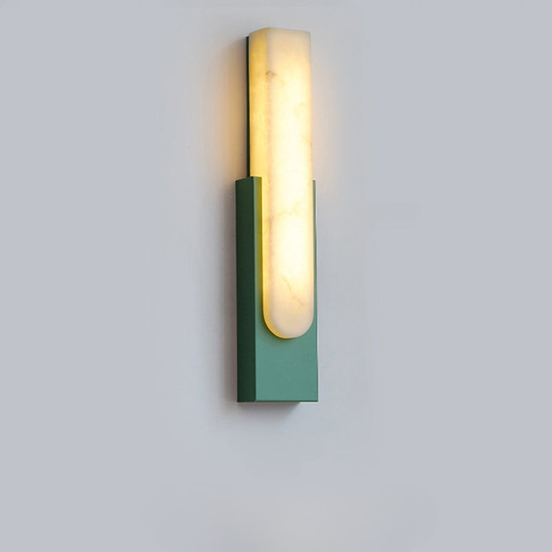MarbleGlow LED Wall Light by Liora Warm Ambient Glow in Minimalist Style