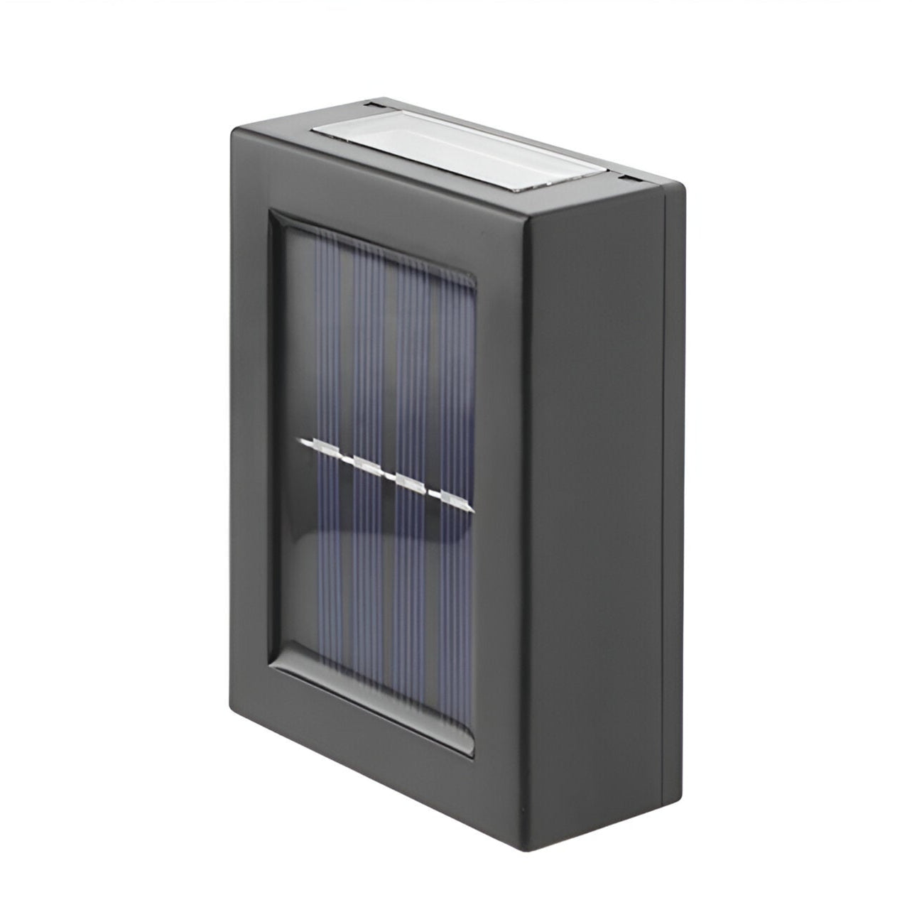 SolaraLux Solar Outdoor LED Wall Light IP65 Waterproof Black
