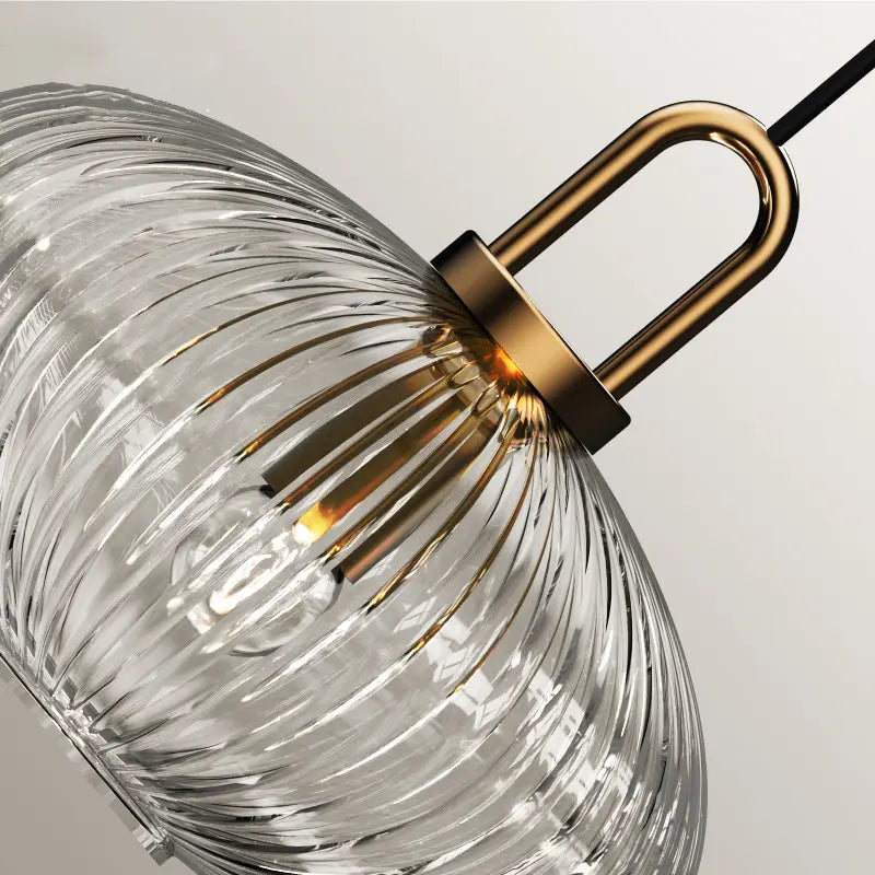 Aurelia Glass Pendant Light for Dining Tables with Warm Glow