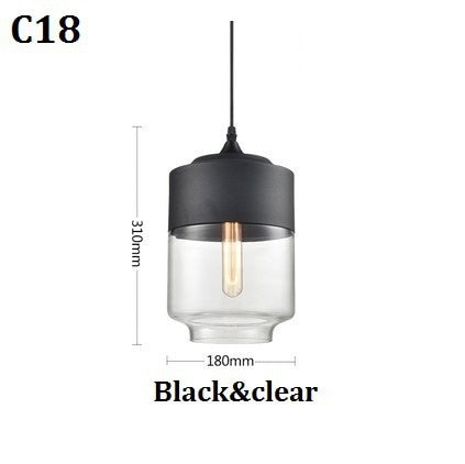 AstraLoft Glass Pendant Light Modern LED Ceiling Lamp
